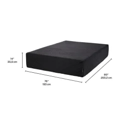 King Medium-Firm Memory Foam Mattress-in-a-Box - 78"