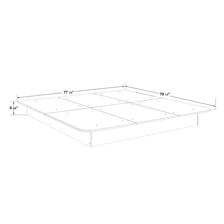 King Platform Bed (78")