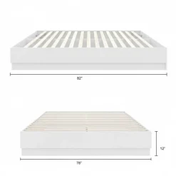 King Platform Bed (78") - Nexera
