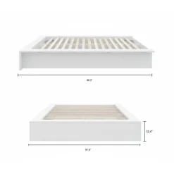 King Platform Bed (78") - Nexera