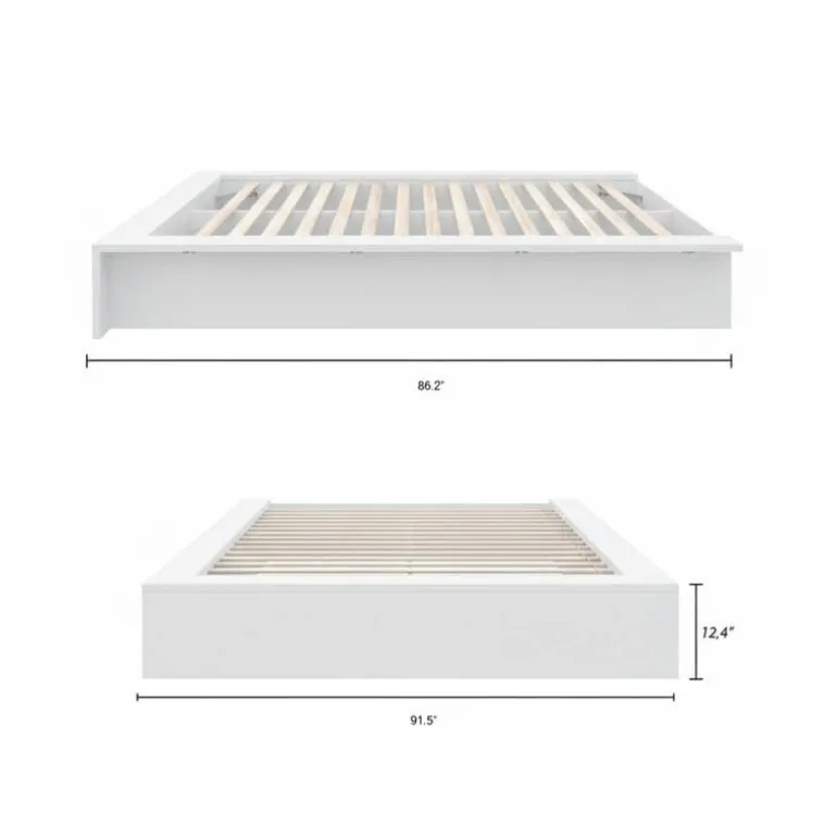 King Platform Bed (78") - Nexera