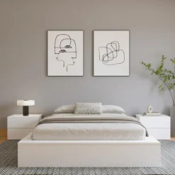 King Platform Bed (78") - Nexera