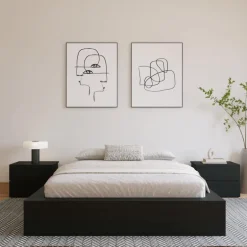 King Platform Bed (78") - Nexera