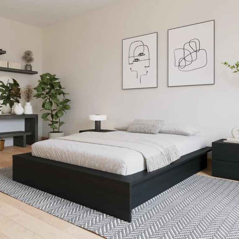 King Platform Bed (78") - Nexera
