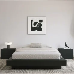 King Platform Bed (78