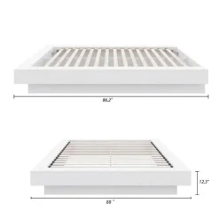 King Platform Bed (78") - Nexera