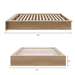 King Platform Bed (78