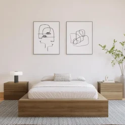 King Platform Bed (78