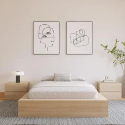 King Platform Bed (78") - Nexera