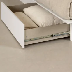 King Platform Bed with 2-Drawer Storage (78