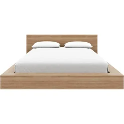 King Platform Bed with Headboard (78") - Nexera