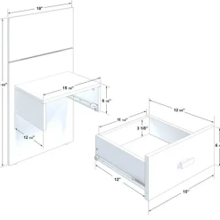 King Platform Bed with Headboard and Nighstands (78")