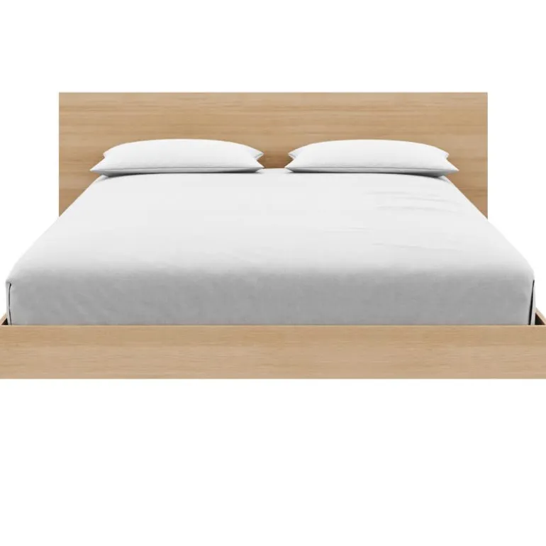 King Platform Bed with Headboard (78") - Nexera