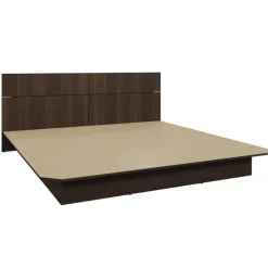 King Platform Bed with Headboard (78