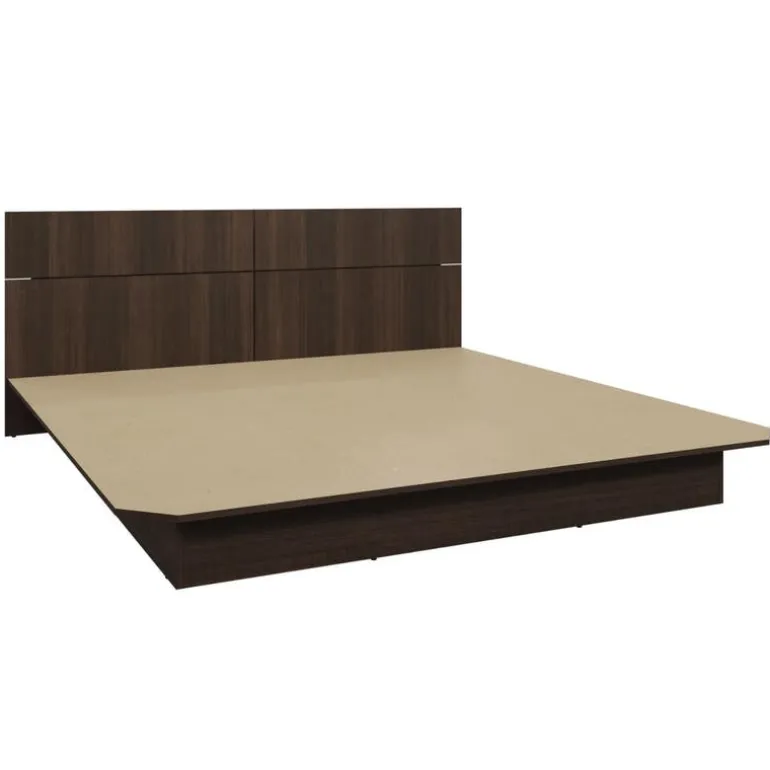 King Platform Bed with Headboard (78")