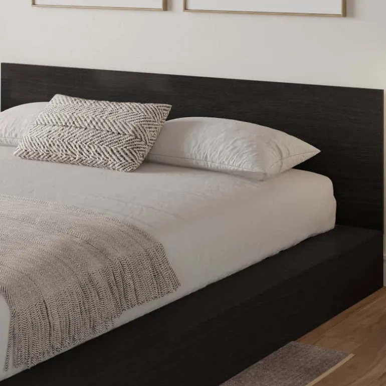 King Platform Bed with Headboard (78") - Nexera