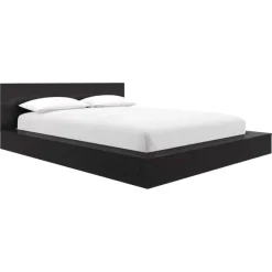 King Platform Bed with Headboard (78