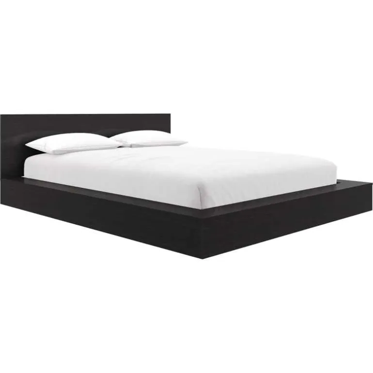 King Platform Bed with Headboard (78") - Nexera