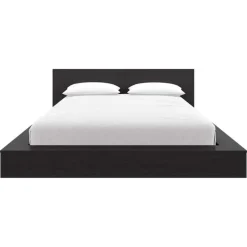 King Platform Bed with Headboard (78