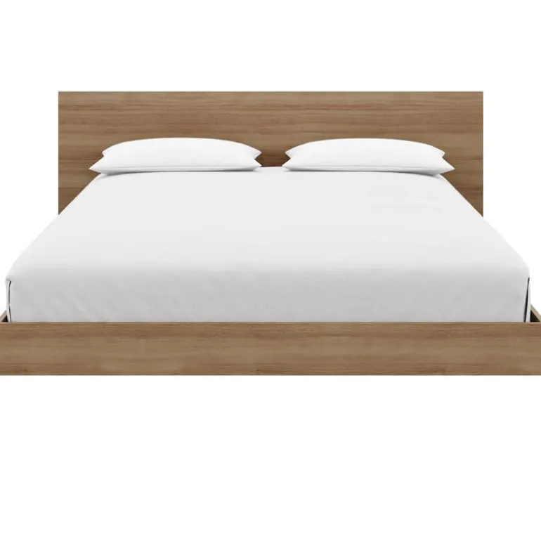 King Platform Bed with Headboard (78") - Nexera