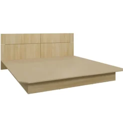King Platform Bed with Headboard (78")