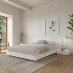 King Platform Bedroom Set (78") - 4 pcs - Nexera