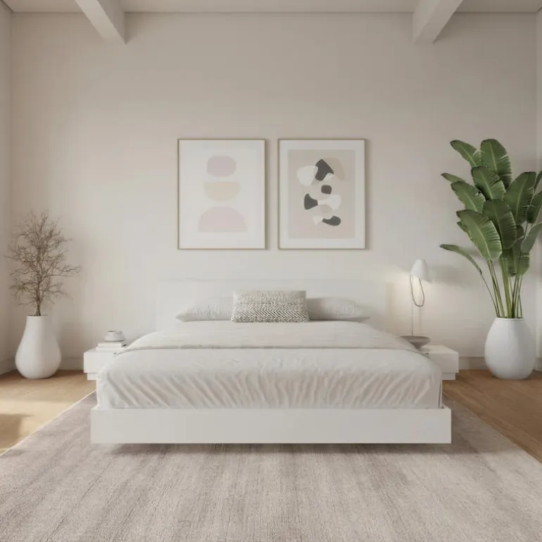 King Platform Bedroom Set (78") - 4 pcs - Nexera