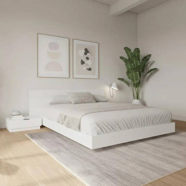 King Platform Bedroom Set (78") - 4 pcs - Nexera