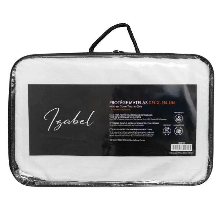 King Reversible Waterproof Mattress Protector