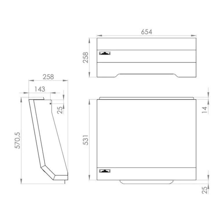 Le Marquier 60 cm Cover for Pure 260 Grill