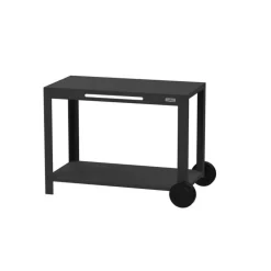 Le Marquier 110 XL Black Outdoor Serving Cart