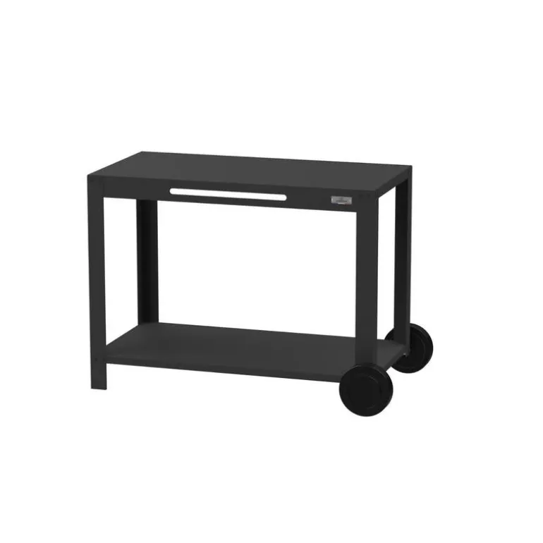Le Marquier 110 XL Black Outdoor Serving Cart