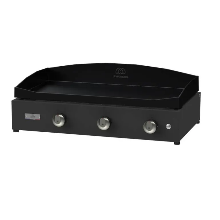 Le Marquier Pure 375 Black Gas Plancha - 24 566 BTU