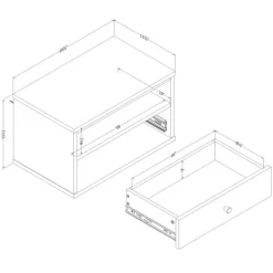 LED Side Table - South Shore
