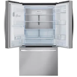 LG 26 Cu Ft 36 In Refrigerator Stainless Steel Bottom Freezer, French door - LRFXC2606S