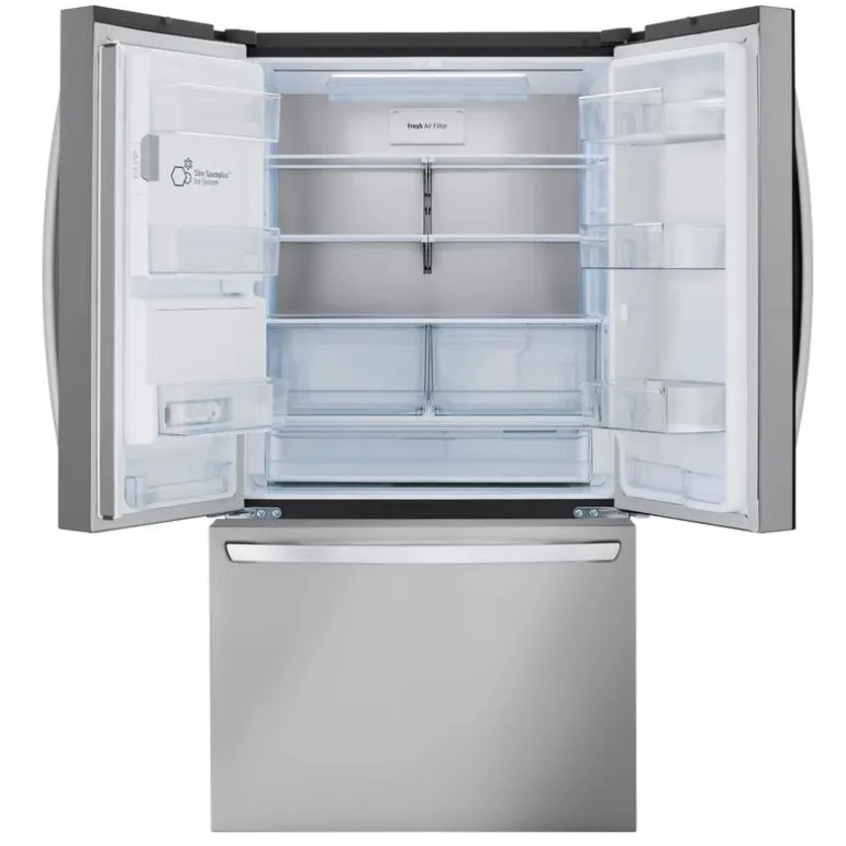 LG 26 Cu Ft 36 In Refrigerator Stainless Steel Bottom Freezer, French door - LRFXC2606S
