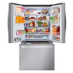 LG 26 Cu Ft 36 In Refrigerator Stainless Steel Bottom Freezer, French door - LRFXC2606S