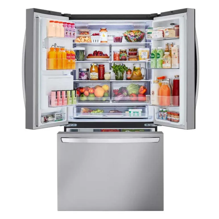 LG 26 Cu Ft 36 In Refrigerator Stainless Steel Bottom Freezer, French door - LRFXC2606S