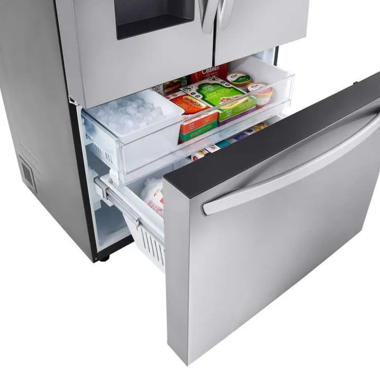 LG 26 Cu Ft 36 In Refrigerator Stainless Steel Bottom Freezer, French door - LRFXC2606S