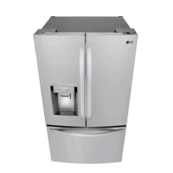 LG 28 Cu ft 36 In Refrigerator Stainless Steel Bottom Freezer, French door - LHFS28XBS