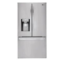 LG 28 Cu ft 36 In Refrigerator Stainless Steel Bottom Freezer, French door - LHFS28XBS