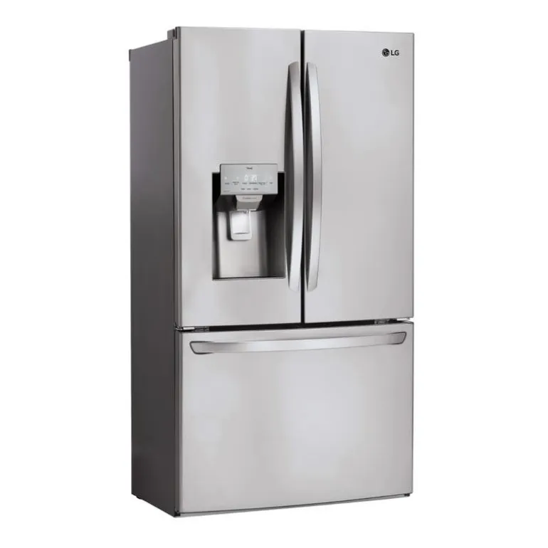 LG 28 Cu ft 36 In Refrigerator Stainless Steel Bottom Freezer, French door - LHFS28XBS