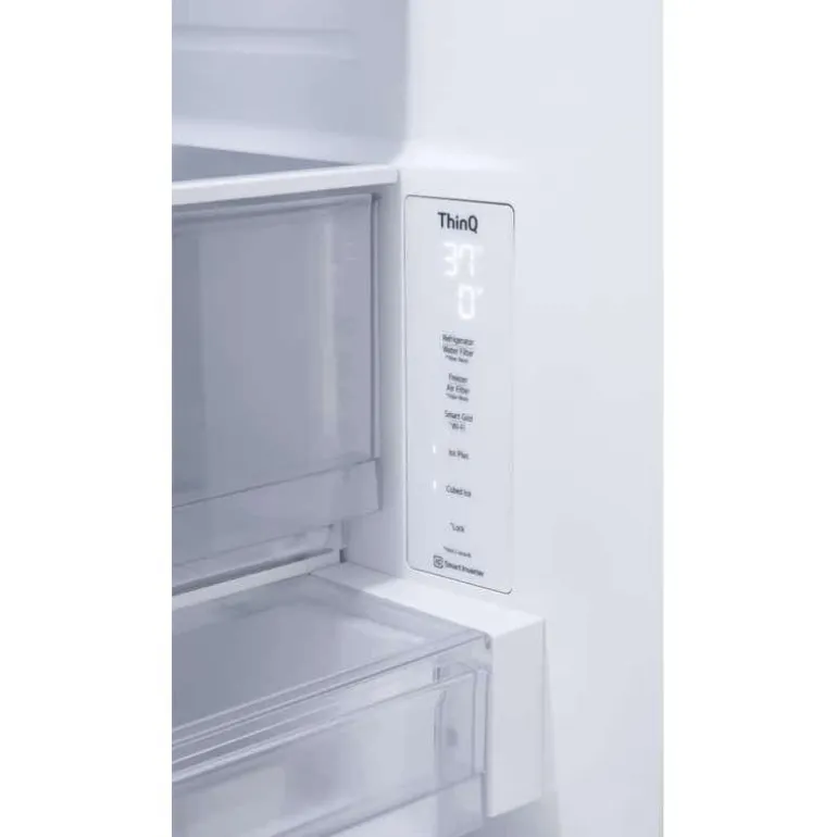 LG 31.7 Cu Ft 36 In Refrigerator Stainless Steel Bottom Freezer, French door - LRFLS3206S