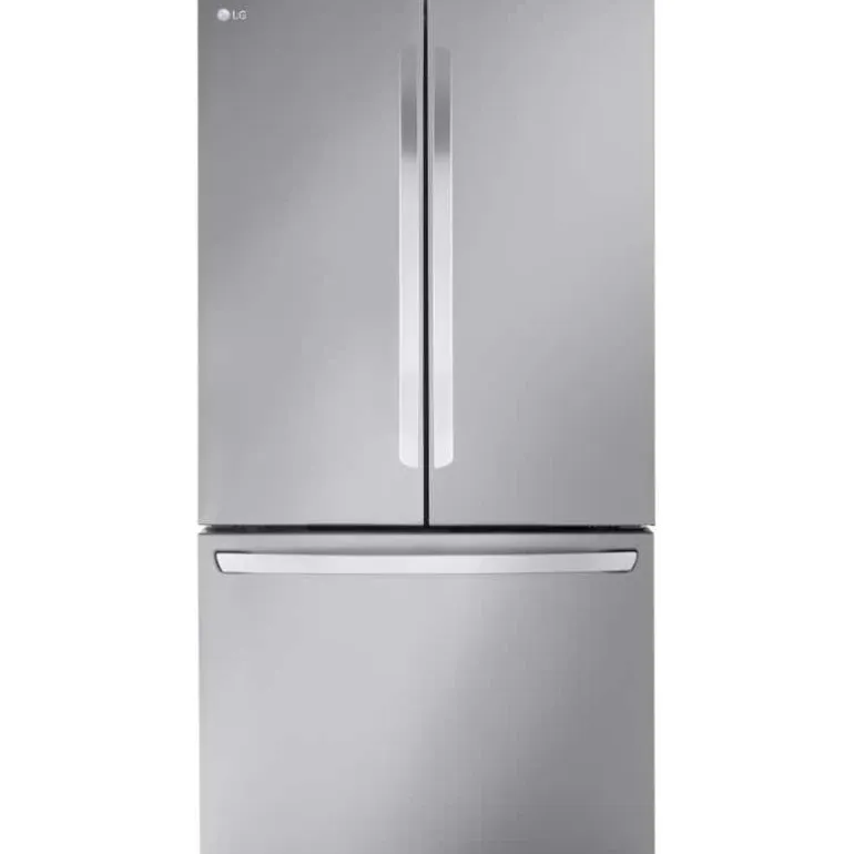 LG 31.7 Cu Ft 36 In Refrigerator Stainless Steel Bottom Freezer, French door - LRFLS3206S