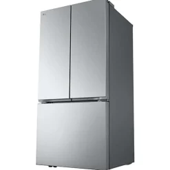 LG 25 Cu Ft 33 In Refrigerator Stainless Steel Bottom Freezer, French door - LF25S6200S