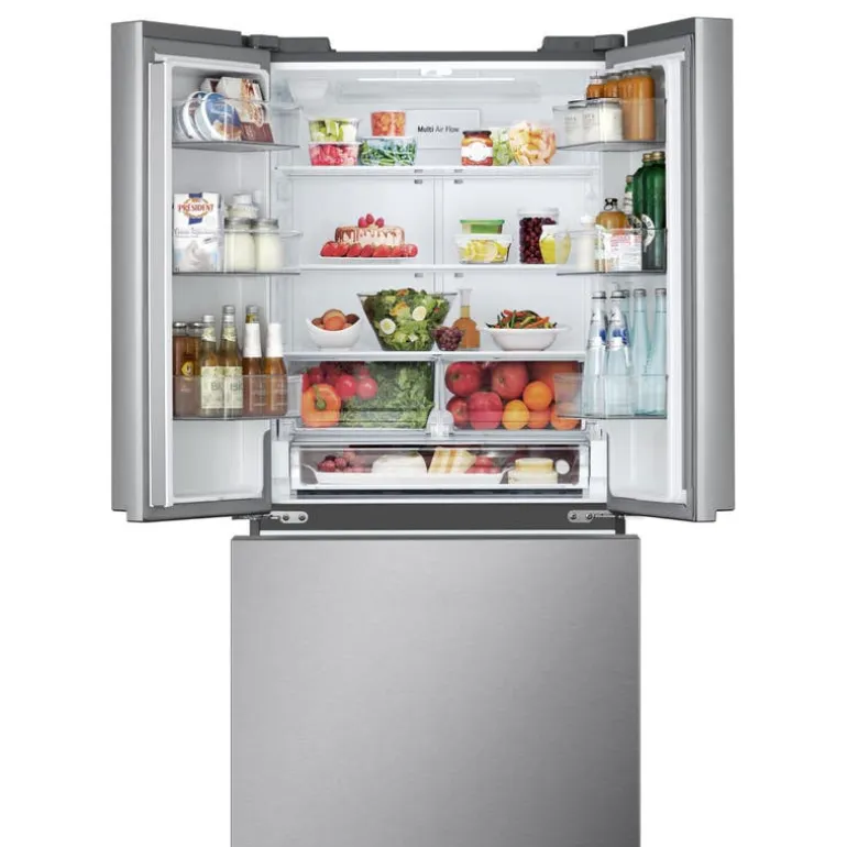 LG 25 Cu Ft 33 In Refrigerator Stainless Steel Bottom Freezer, French door - LF25S6200S