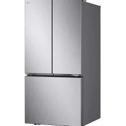 LG 25 Cu Ft 33 In Refrigerator Stainless Steel Bottom Freezer, French door - LF25S6200S