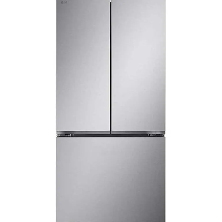 LG 25 Cu Ft 33 In Refrigerator Stainless Steel Bottom Freezer, French door - LF25S6200S
