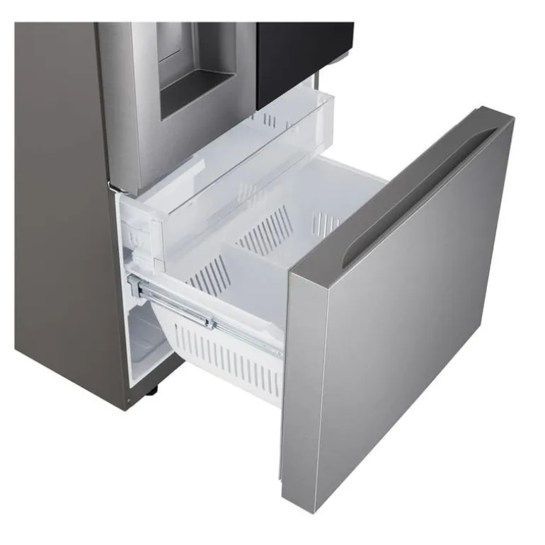 LG 25 Cu Ft 33 In Refrigerator Stainless Steel Bottom Freezer, French door - LF25S6560S