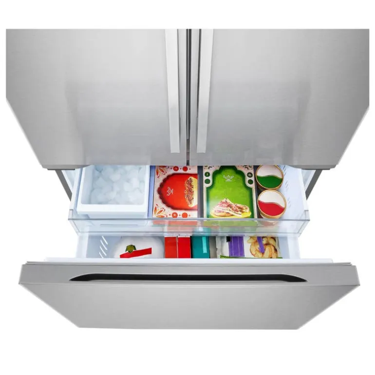 LG 25,1 Cu Ft 36 In Refrigerator Stainless Steel Bottom Freezer, French door - LF25BZH42S